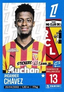 Cromo Jhoanner Chávez - Foot 2024-2025
 n. 129 - Panini