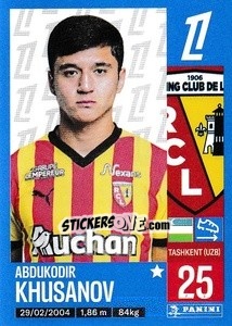 Cromo Abdukodir Khusanov - Foot 2024-2025
 n. 132 - Panini