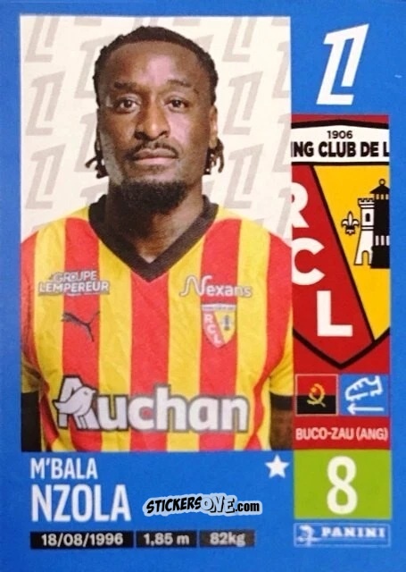 Sticker M'Bala Nzola - Foot 2024-2025
 n. 145 - Panini