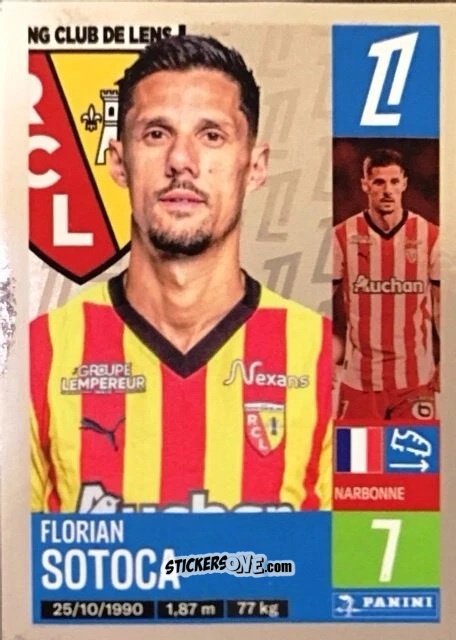 Cromo Florian Sotoca - Foot 2024-2025
 n. 148 - Panini