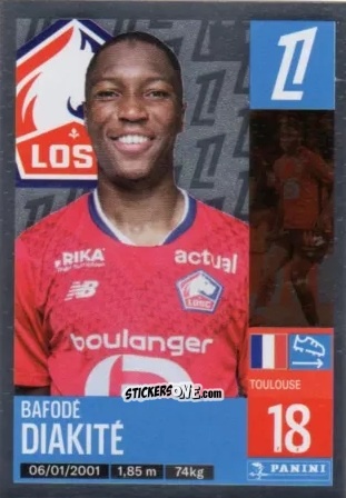Sticker Bafodé Diakité - Foot 2024-2025
 n. 159 - Panini