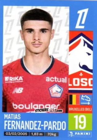 Cromo Matias Fernandez-Pardo