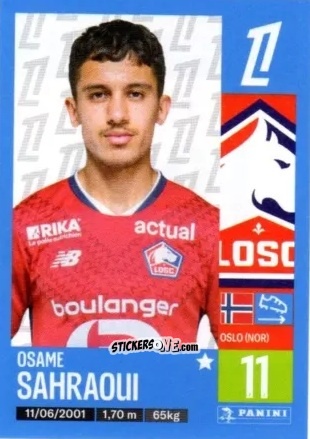 Cromo Osame Sahraoui - Foot 2024-2025
 n. 177 - Panini