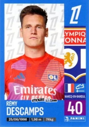 Sticker Rémy Descamps - Foot 2024-2025
 n. 180 - Panini