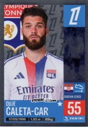 Sticker Duje Ćaleta-Car - Foot 2024-2025
 n. 183 - Panini
