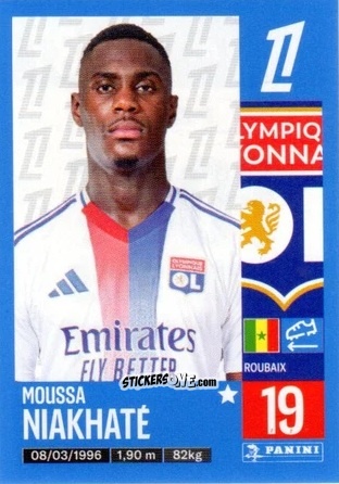 Figurina Moussa Niakhaté - Foot 2024-2025
 n. 187 - Panini