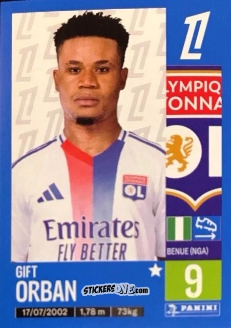 Figurina Gift Orban - Foot 2024-2025
 n. 202 - Panini