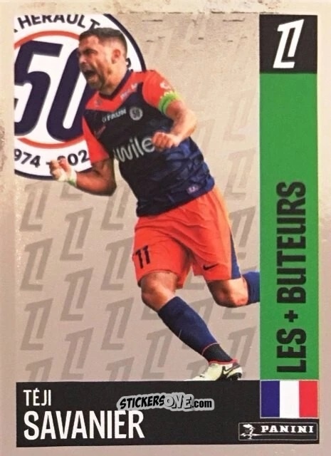 Cromo Téji Savanier (Montpellier HSC) - Foot 2024-2025
 n. 210 - Panini