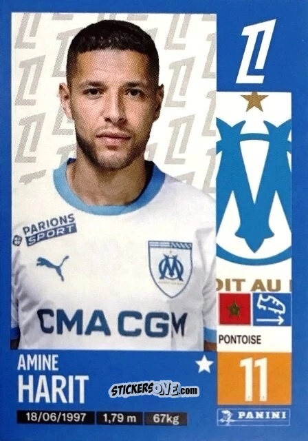 Cromo Amine Harit - Foot 2024-2025
 n. 224 - Panini