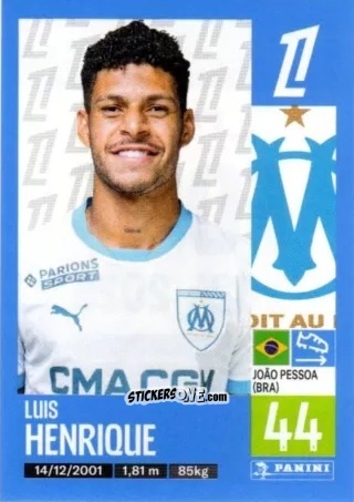 Figurina Luis Henrique - Foot 2024-2025
 n. 232 - Panini