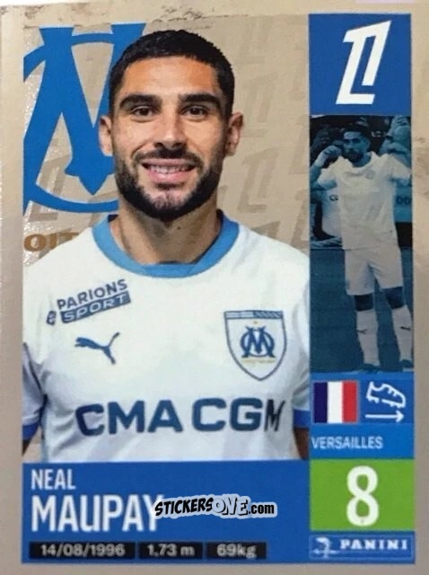 Sticker Neal Maupay - Foot 2024-2025
 n. 233 - Panini