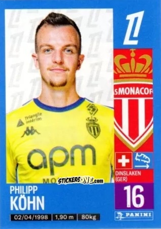 Sticker Philipp Köhn - Foot 2024-2025
 n. 238 - Panini