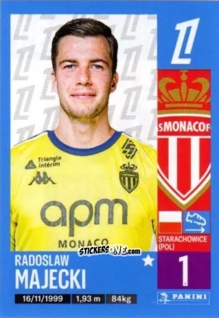 Cromo Radosław Majecki - Foot 2024-2025
 n. 239 - Panini