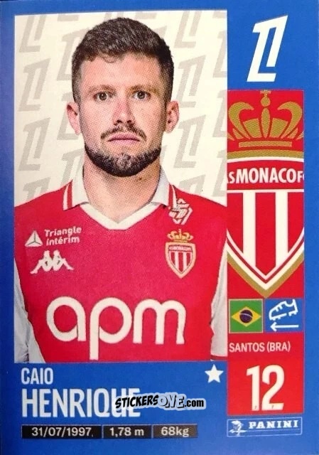 Cromo Caio Henrique - Foot 2024-2025
 n. 240 - Panini