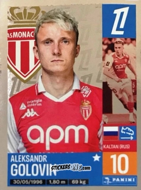 Figurina Aleksandr Golovin - Foot 2024-2025
 n. 253 - Panini