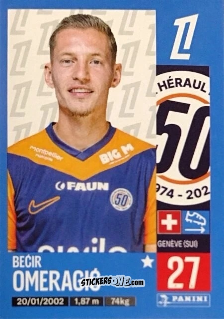 Sticker Bećir Omeragić - Foot 2024-2025
 n. 272 - Panini