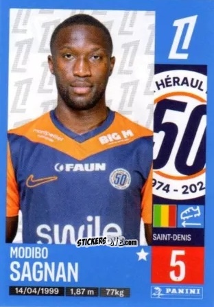 Cromo Modibo Sagnan - Foot 2024-2025
 n. 274 - Panini