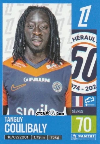 Figurina Tanguy Coulibaly - Foot 2024-2025
 n. 287 - Panini