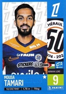 Figurina Mousa Tamari (Musa Al-Taamari) - Foot 2024-2025
 n. 290 - Panini