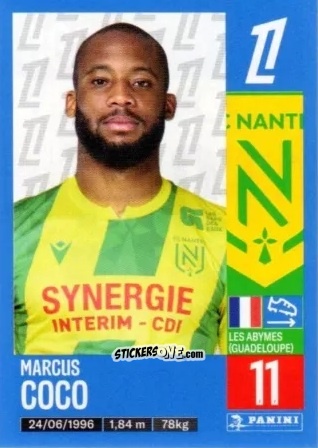 Figurina Marcus Coco - Foot 2024-2025
 n. 298 - Panini