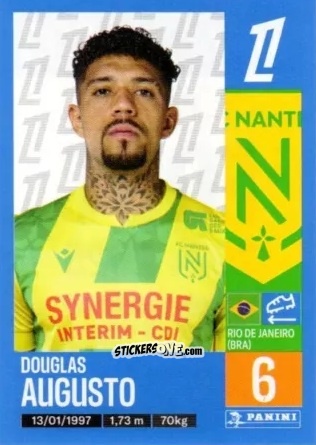 Cromo Douglas Augusto - Foot 2024-2025
 n. 303 - Panini