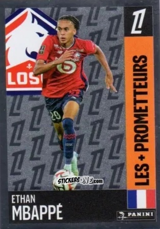 Figurina Ethan Mbappé (LOSC Lille) - Foot 2024-2025
 n. 316 - Panini