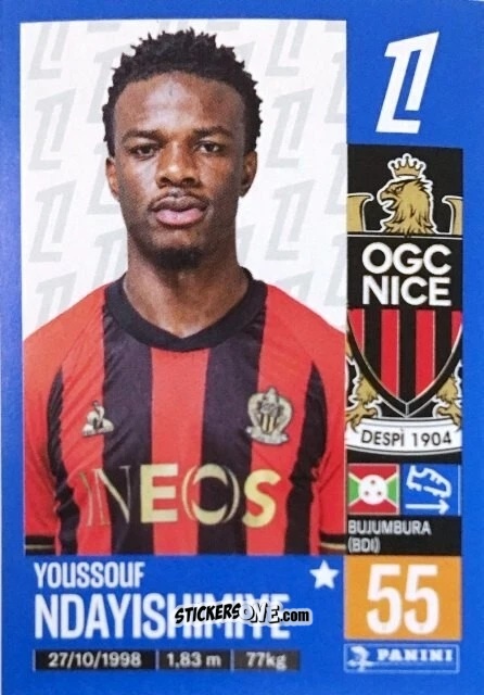 Figurina Youssouf Ndayishimiye - Foot 2024-2025
 n. 337 - Panini
