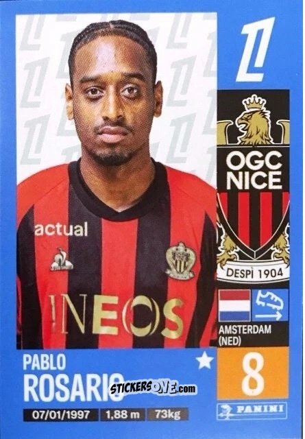 Cromo Pablo Rosario - Foot 2024-2025
 n. 339 - Panini