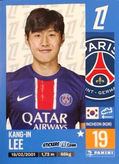 Cromo Kang-in Lee - Foot 2024-2025
 n. 361 - Panini
