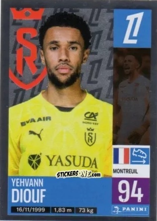 Cromo Yehvann Diouf - Foot 2024-2025
 n. 379 - Panini