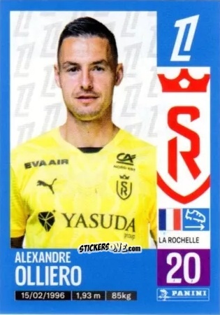 Cromo Alexandre Olliero - Foot 2024-2025
 n. 380 - Panini