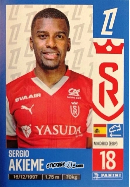 Figurina Sergio Akieme - Foot 2024-2025
 n. 382 - Panini