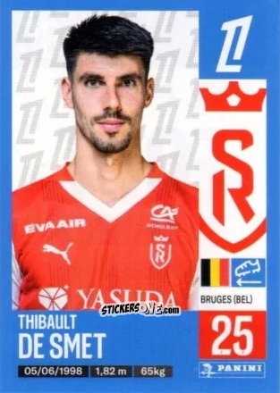 Cromo Thibault De Smet - Foot 2024-2025
 n. 385 - Panini