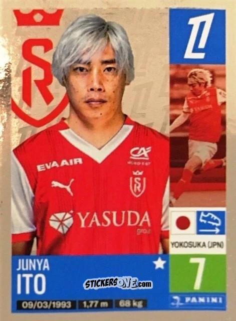 Cromo Junya Ito - Foot 2024-2025
 n. 400 - Panini