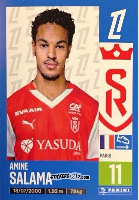 Figurina Amine Salama - Foot 2024-2025
 n. 402 - Panini