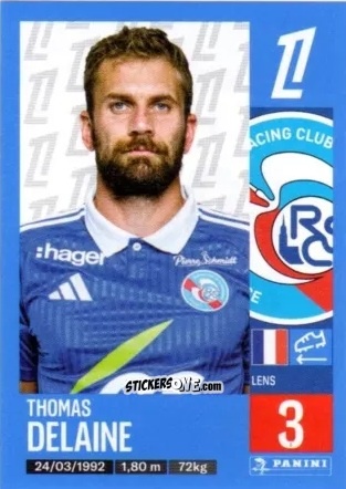 Cromo Thomas Delaine - Foot 2024-2025
 n. 464 - Panini