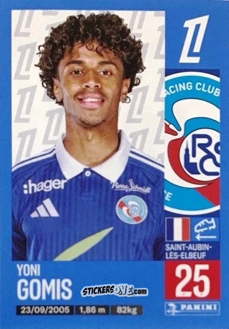 Cromo Yoni Gomis - Foot 2024-2025
 n. 467 - Panini