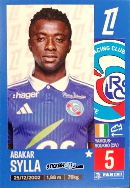 Sticker Abakar Sylla - Foot 2024-2025
 n. 471 - Panini