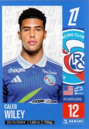 Sticker Caleb Wiley - Foot 2024-2025
 n. 472 - Panini