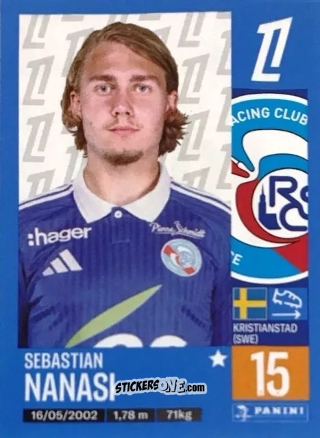 Sticker Sebastian Nanasi - Foot 2024-2025
 n. 477 - Panini