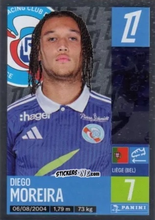 Figurina Diego Moreira - Foot 2024-2025
 n. 484 - Panini