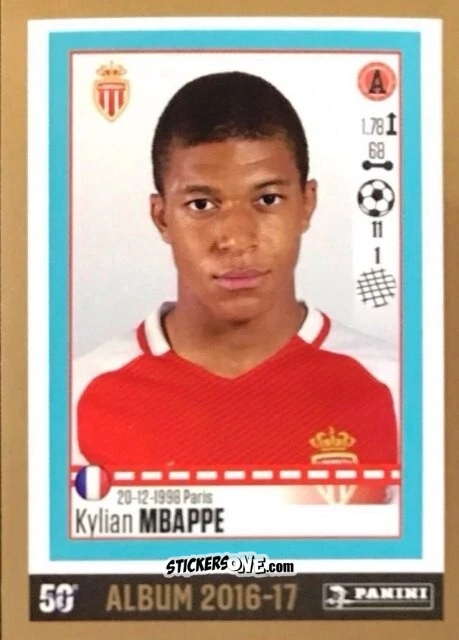 Sticker Kylian Mbappé - Foot 2024-2025
 n. 487 - Panini