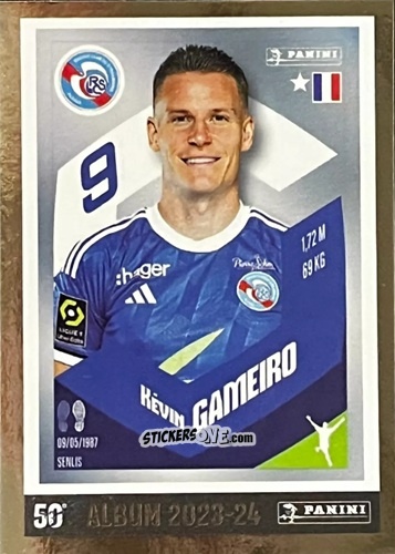 Figurina Kévin Gameiro - Foot 2024-2025
 n. 489 - Panini