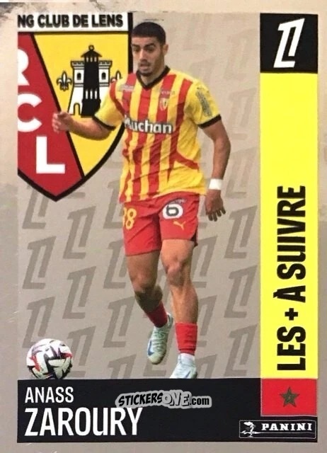 Cromo Anass Zaroury (RC Lens) - Foot 2024-2025
 n. 523 - Panini