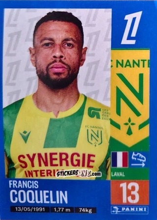 Cromo Francis Coquelin (FC Nantes) - Foot 2024-2025
 n. T26 - Panini