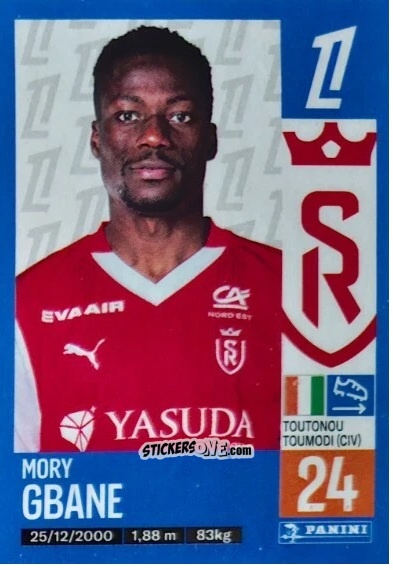 Cromo Mory Gbane (Stade de Reims)