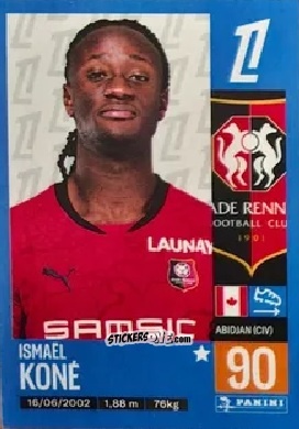 Sticker Ismaël Koné (Stade Rennais FC) - Foot 2024-2025
 n. T39 - Panini