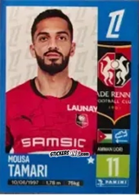 Figurina Musa Al-Taamari (Stade Rennais Fc) - Foot 2024-2025
 n. T41 - Panini