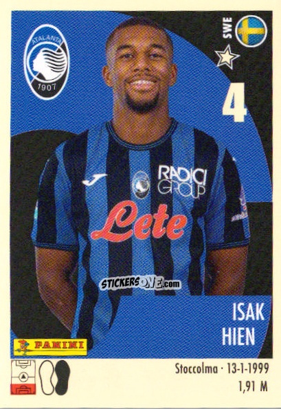 Cromo Isak Hien - Calciatori 2024-2025 n. 8 - Panini