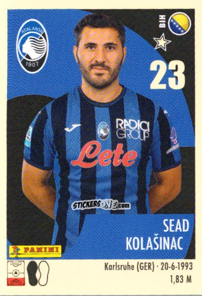 Figurina Sead Kolašinac - Calciatori 2024-2025 n. 9 - Panini